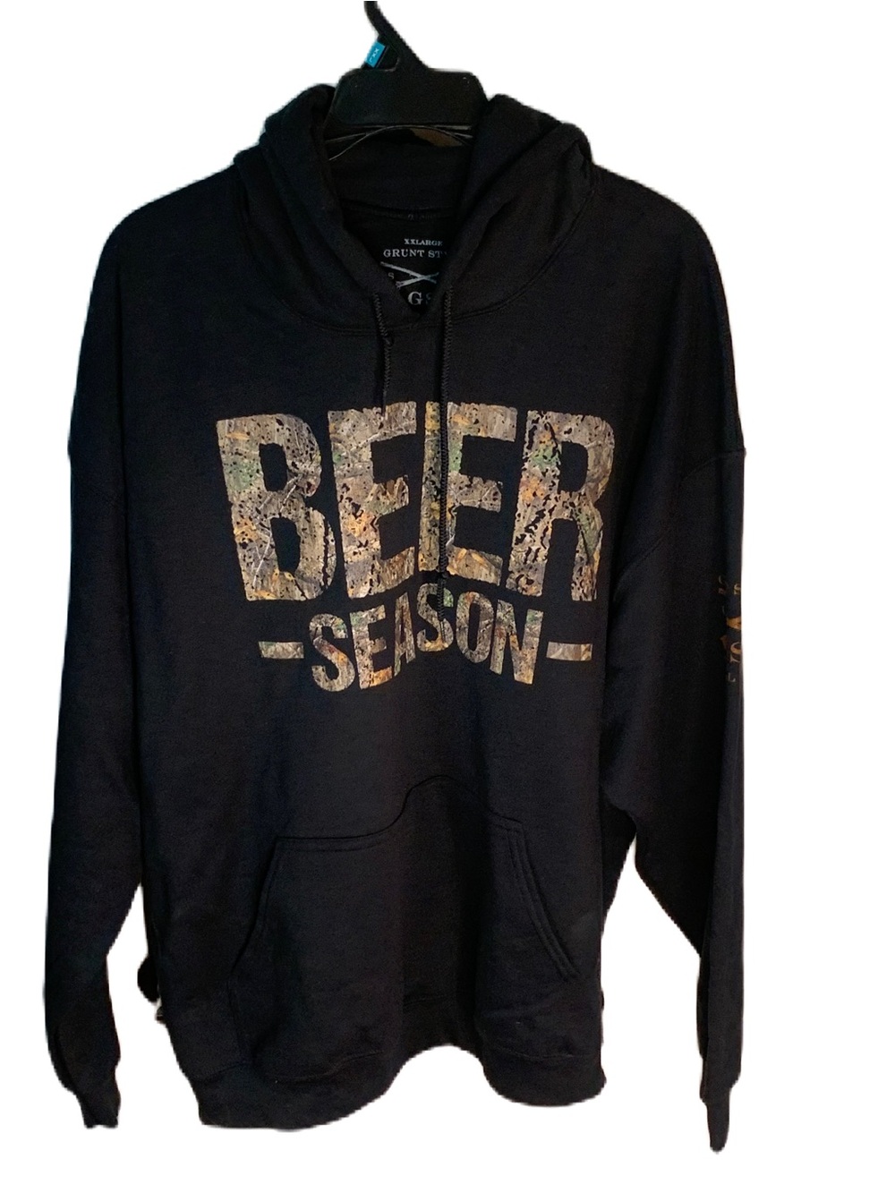 Grunt Style Realtree Edge - Beer Season Pullover Hoodie - Black. S. XXL NWOT
